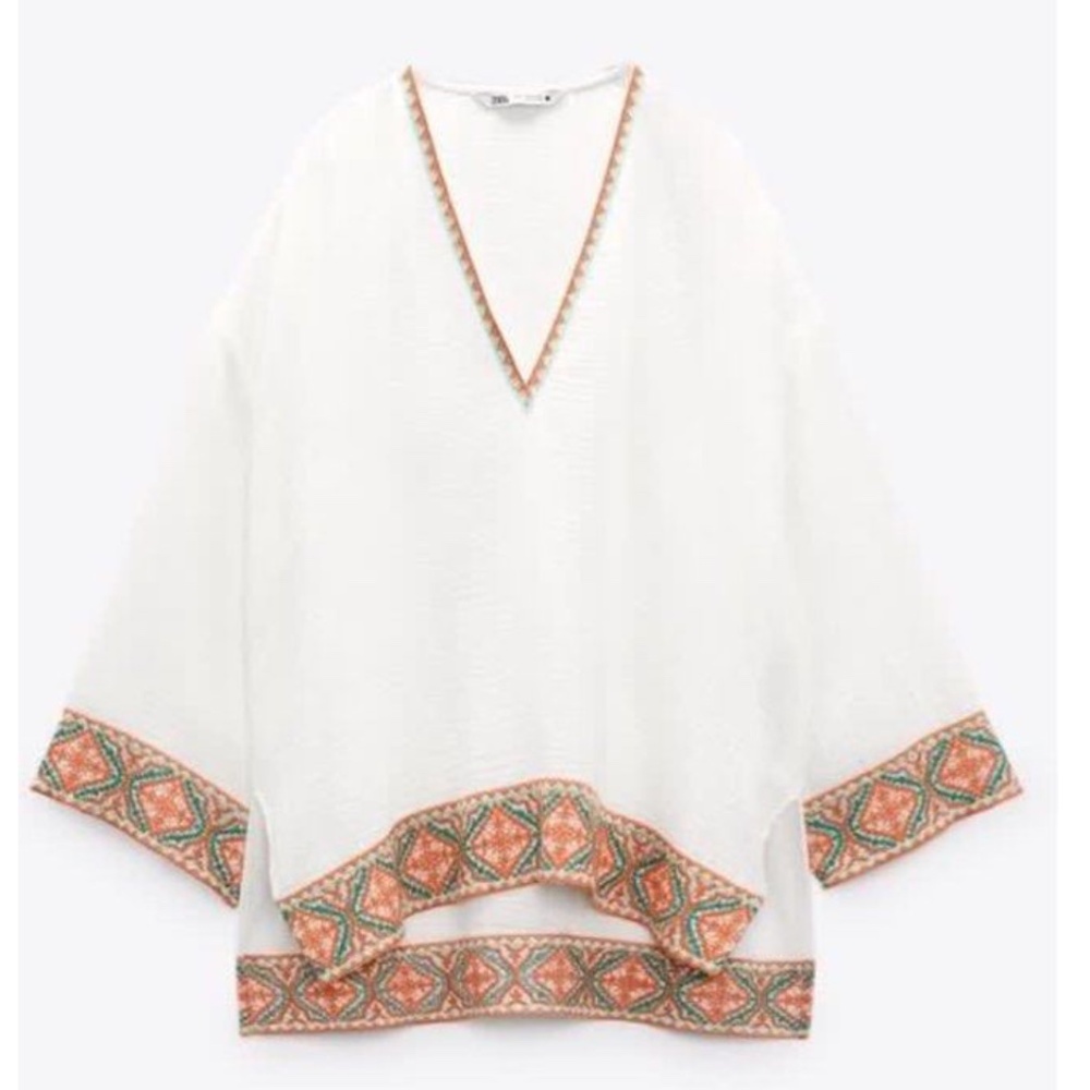 Zara Tunic Top Size XL  NWT